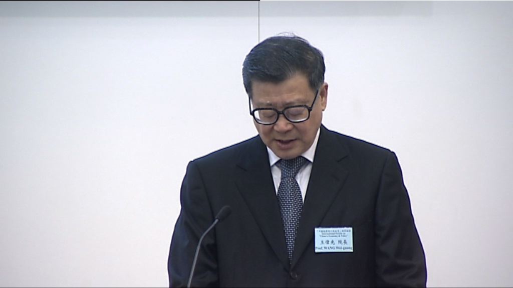 王偉光：香港經濟繁榮證一國兩制的成功