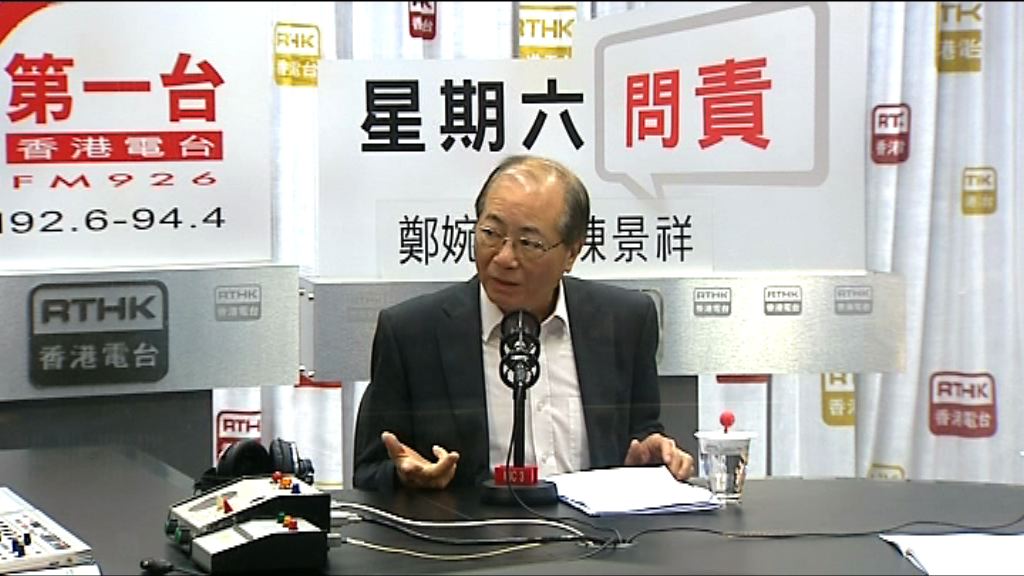 吳克儉尊重港大學生表達意見自由