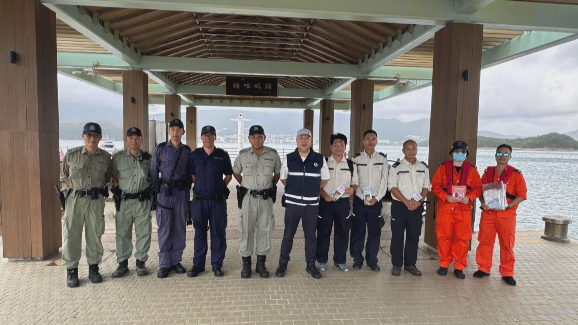 政府部門展開聯合行動　加強巡邏橋咀島一帶