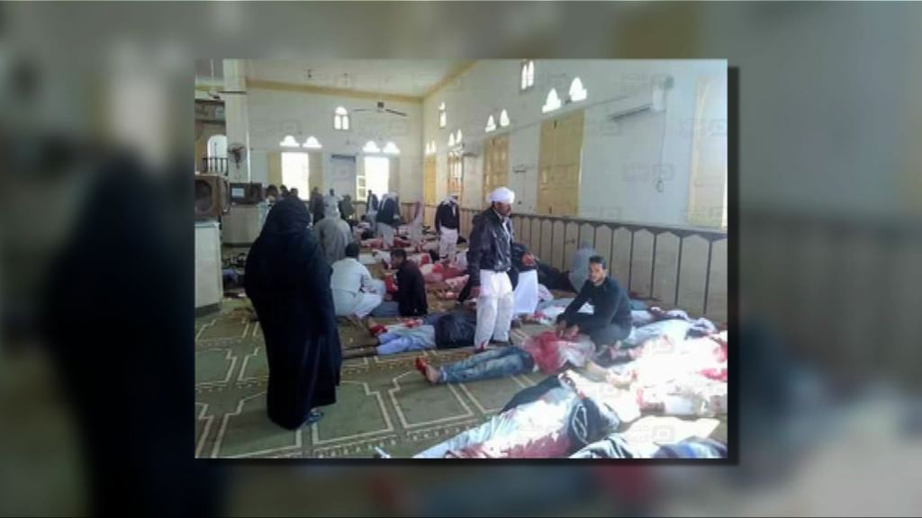 西奈半島清真寺遇襲逾三百死傷