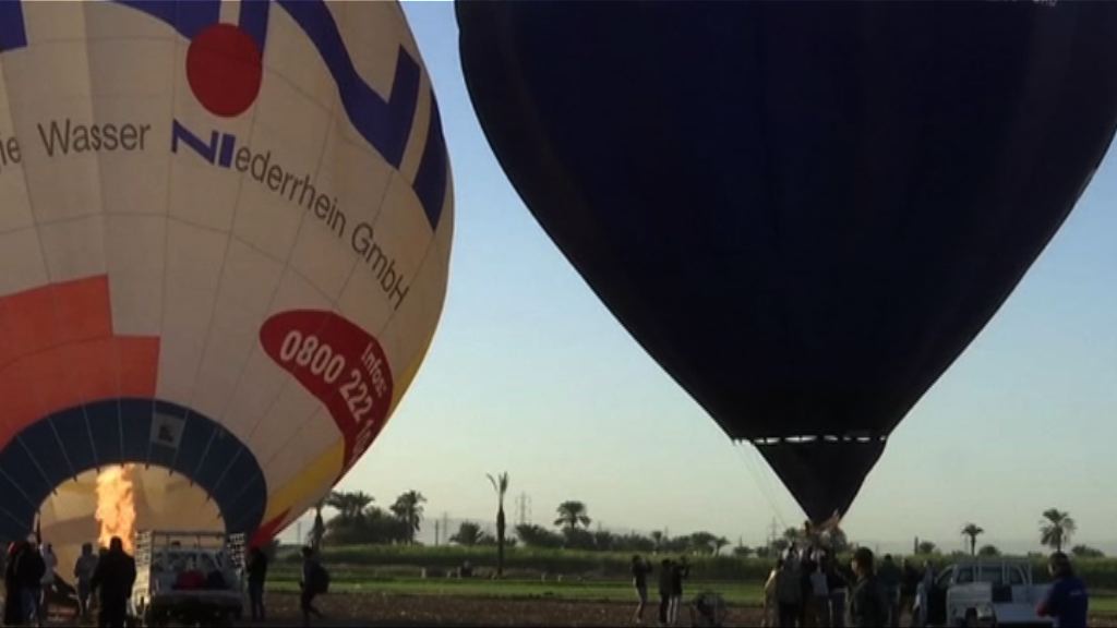 埃及樂蜀熱氣球墮地一死十二傷