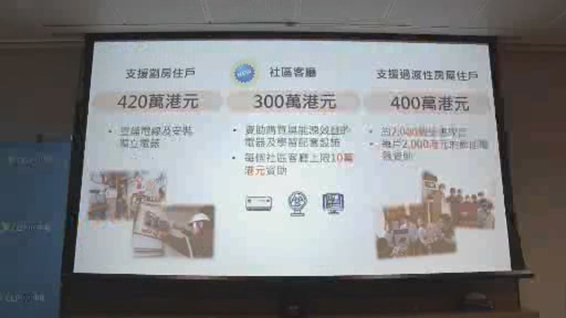 港燈及中電分別撥逾5500萬元及2億元 支援基層家庭