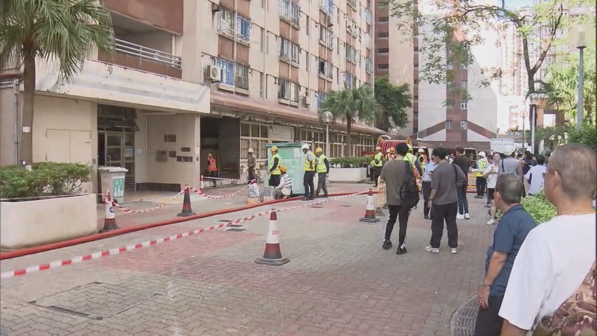 元朗地底電纜故障　水邊圍邨一帶約2400戶電力受影響
