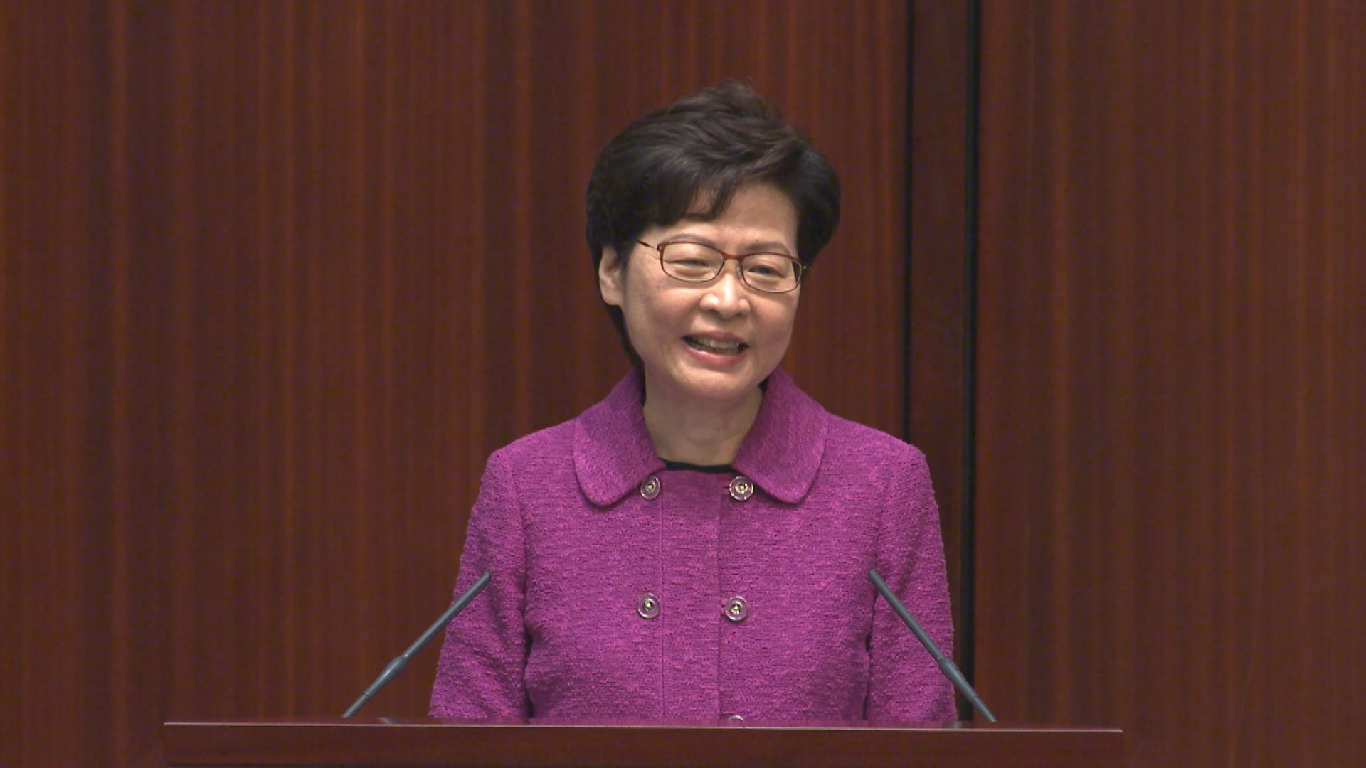 林鄭月娥：選舉修例草案下周三首讀