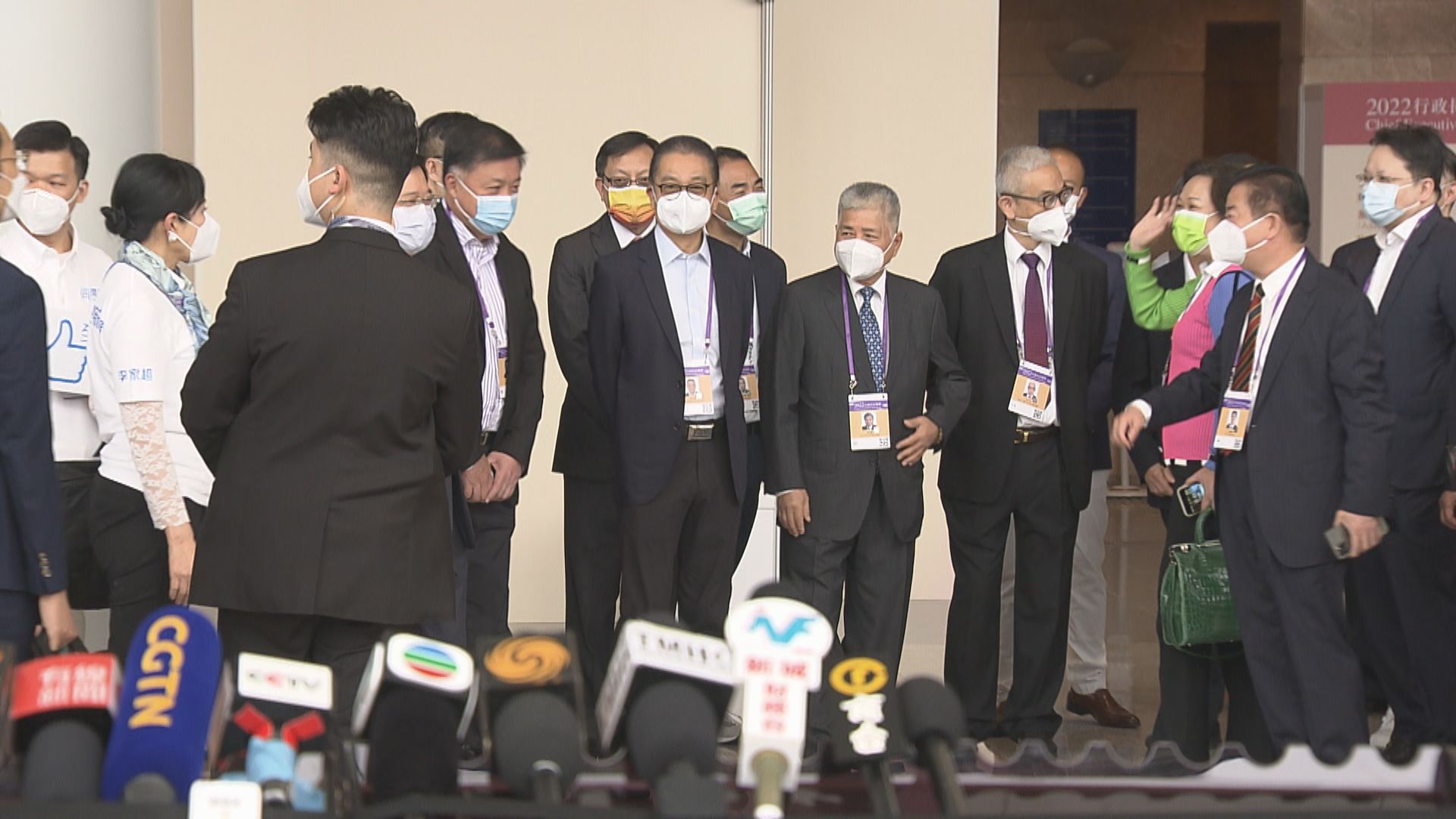 特首選舉投票11時半結束　逾千四百名選委到場投票