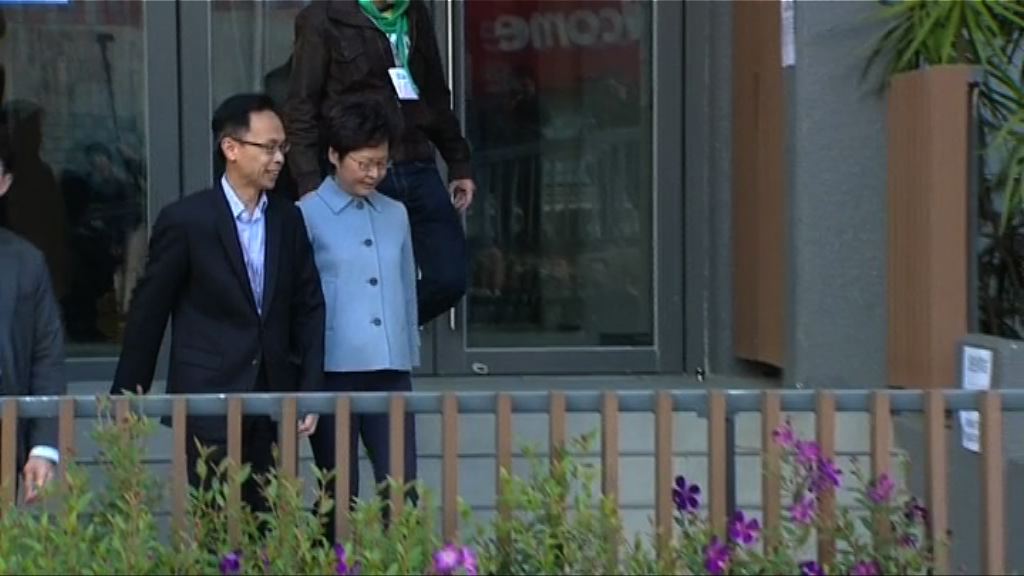 林鄭月娥到票站投票　無接受傳媒採訪