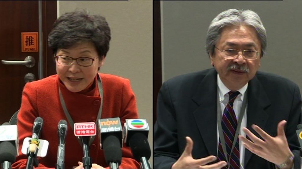 民調：曾俊華民望進一步領先林鄭月娥