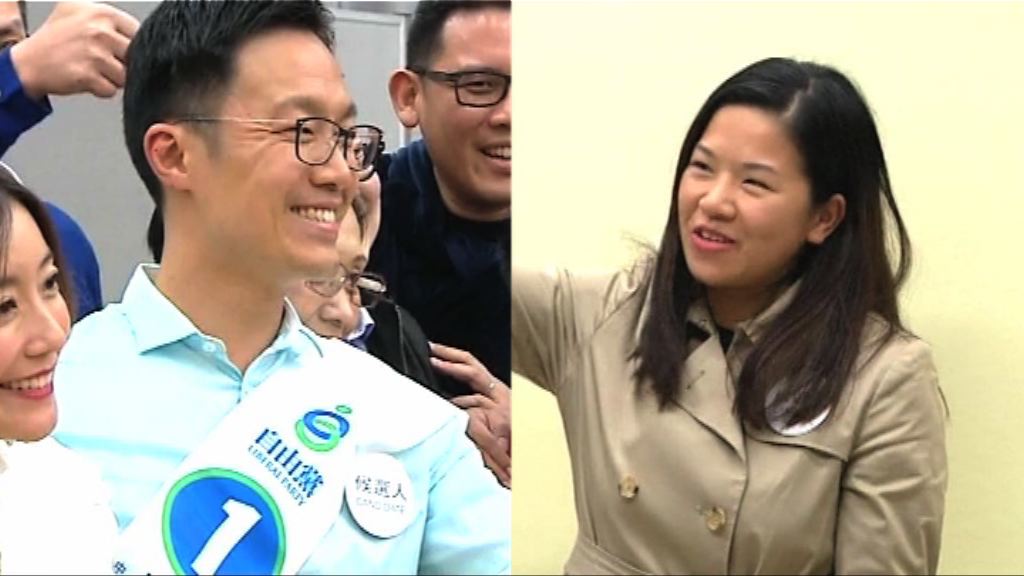 伍凱欣、楊哲安勝出中西區補選