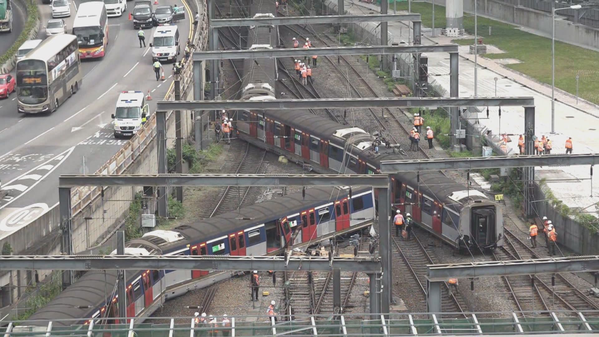 紅磡站出軌事故　港鐵︰調查工作仍在進行