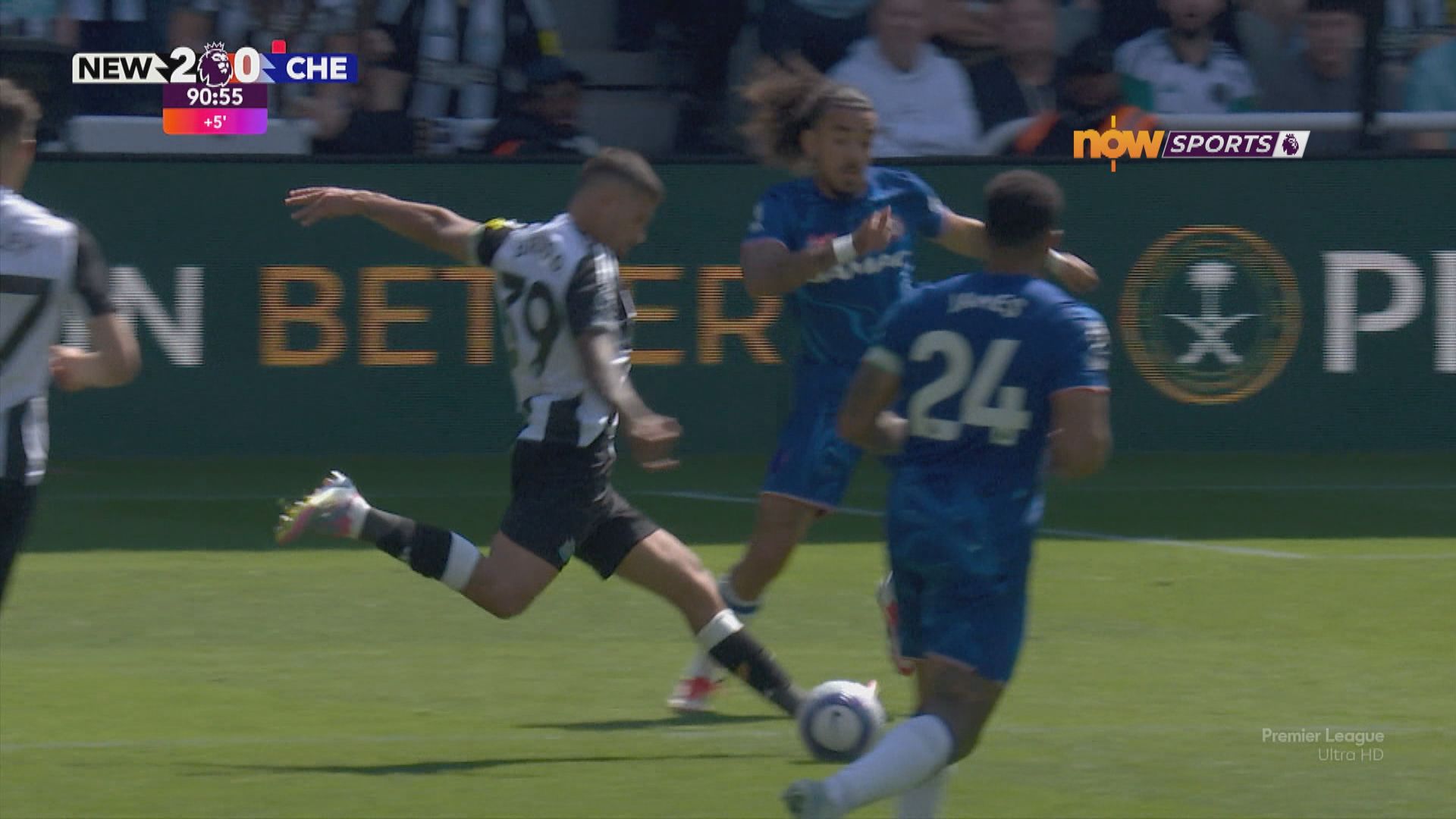 英超精華｜紐卡素擊退車路士升上第三位