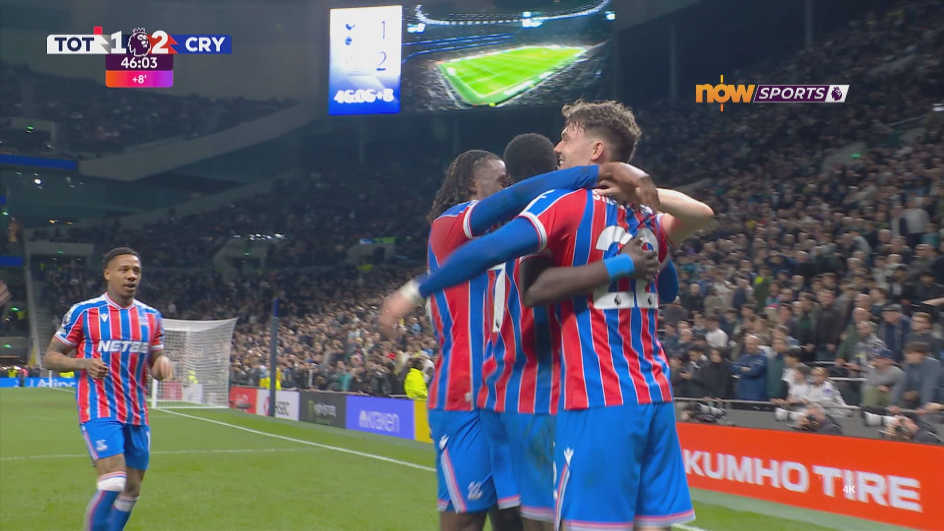 英超精華｜熱刺領先後一人被逐　遭水晶宮作客反勝3比1