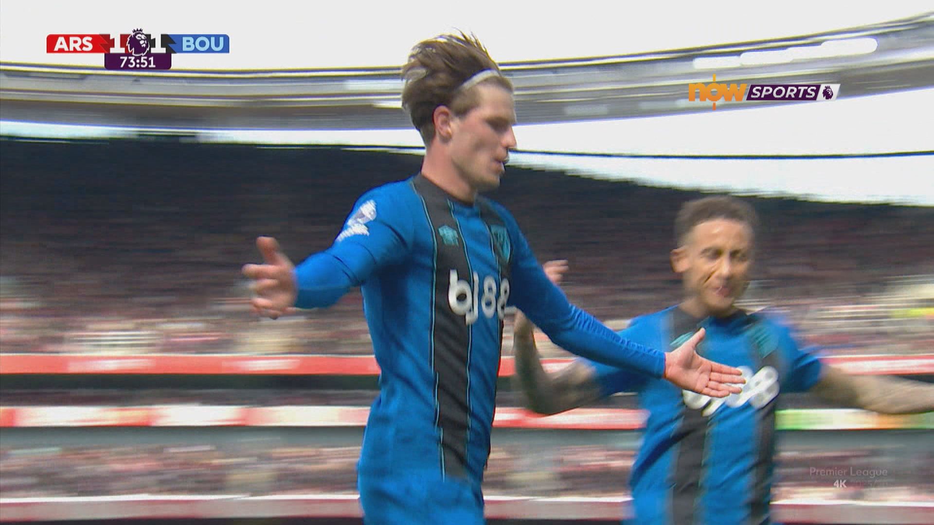 英超精華｜阿仙奴1比2負般茅　榜首優勢面臨考驗