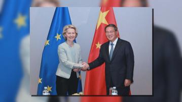 李強晤馮德萊恩 冀歐盟放寬高技術產品出口限制
