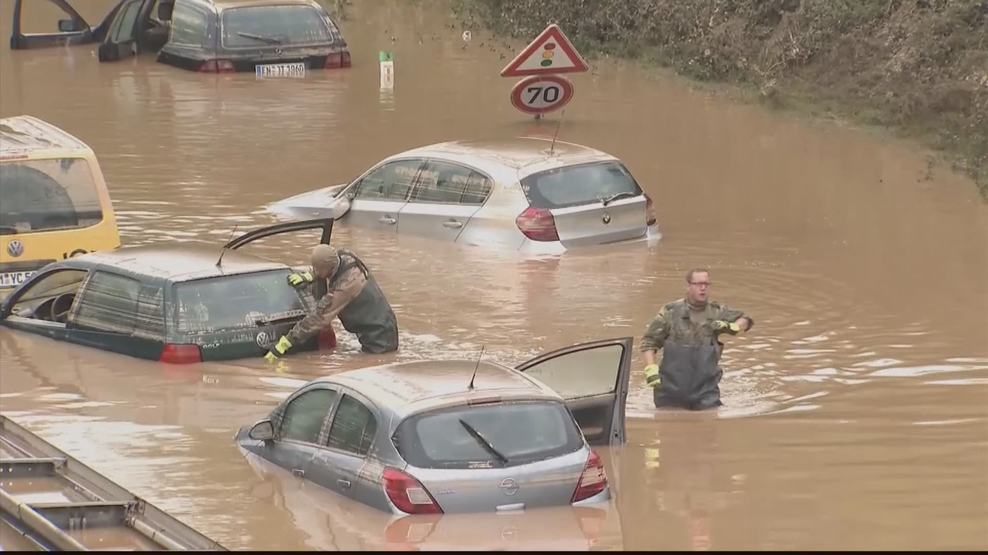 西歐多國暴雨成災　科學界對今次暴雨是否由氣候變化造成未有定論