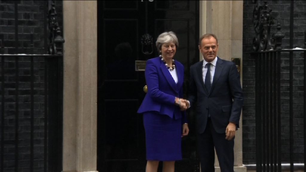 圖斯克稱英國與歐盟難免有貿易摩擦