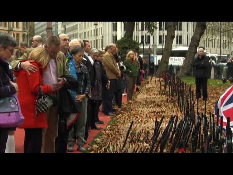 多國舉行活動紀念一戰停戰日