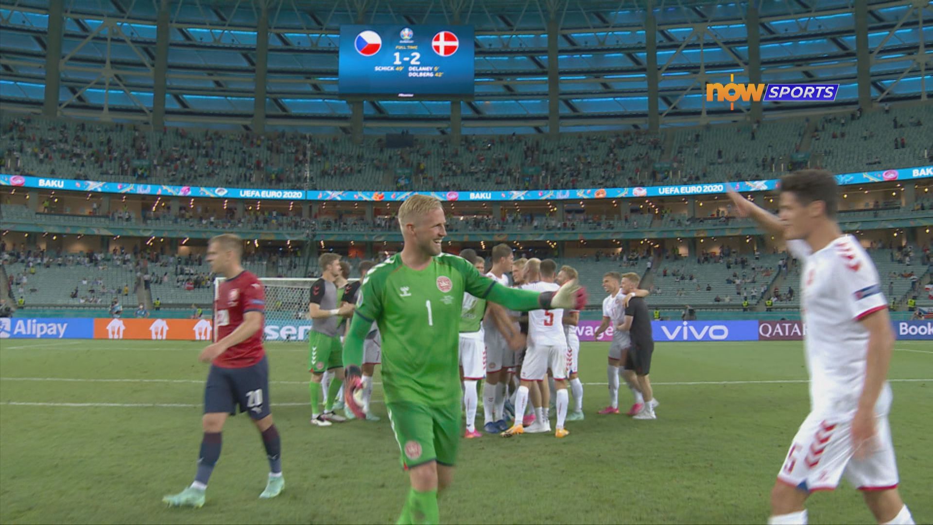 歐國盃　捷克1:2丹麥