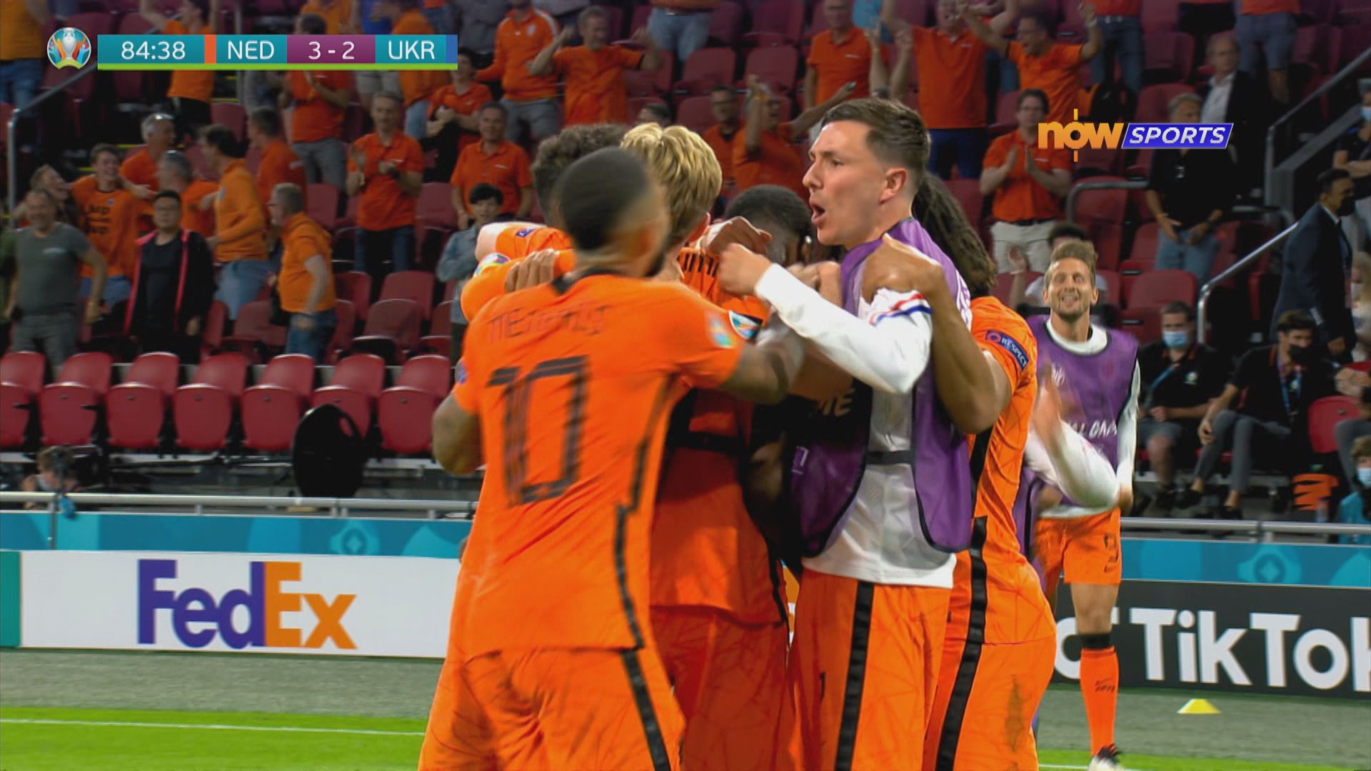 歐國盃　荷蘭3:2烏克蘭