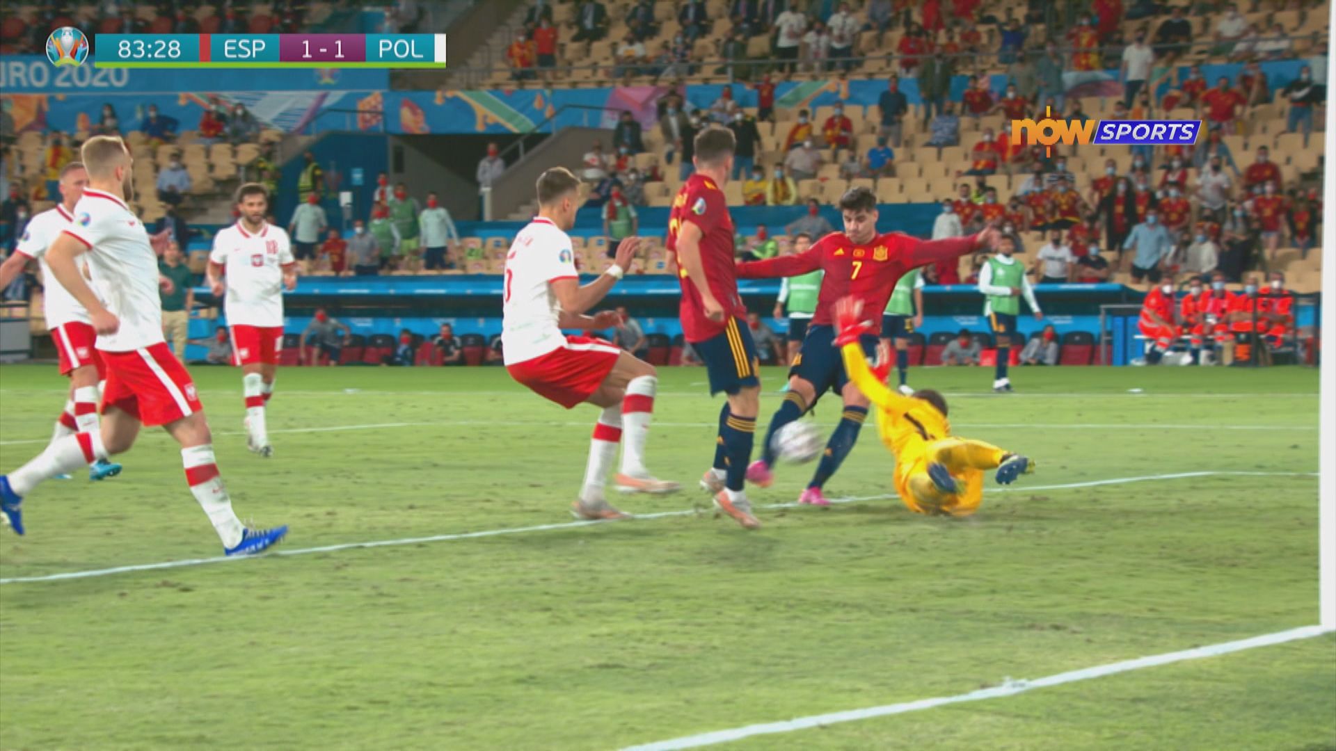 歐國盃　西班牙1:1波蘭