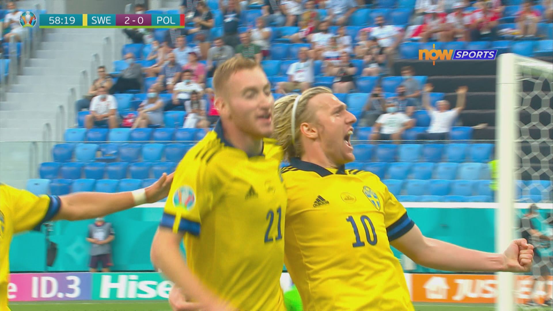 歐國盃　瑞典3:2波蘭