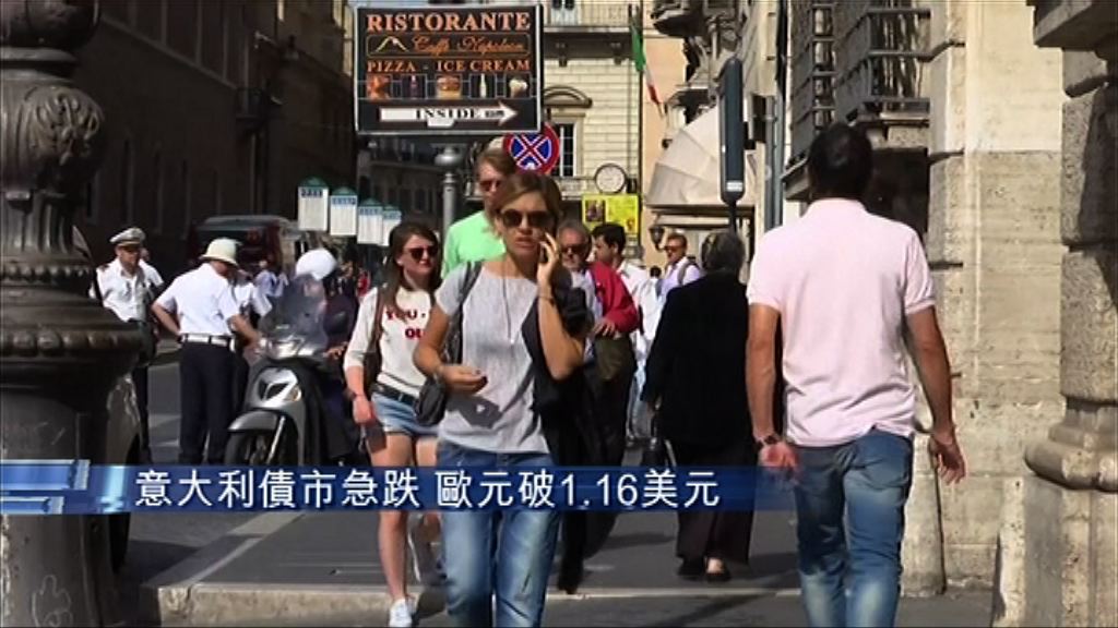 【政治風暴】意股債續插水　歐股匯跟跌