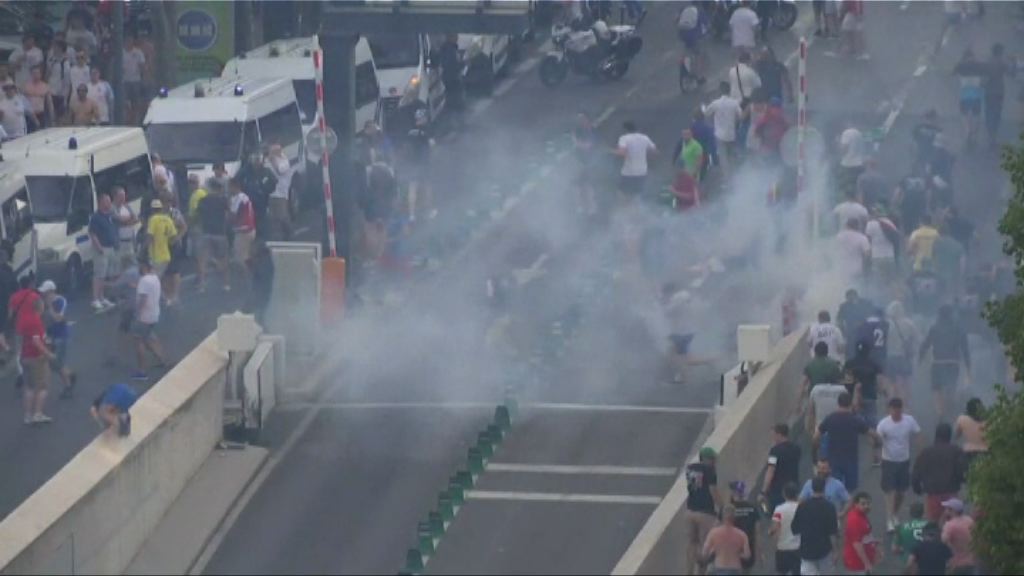 英俄球迷馬賽爆發衝突