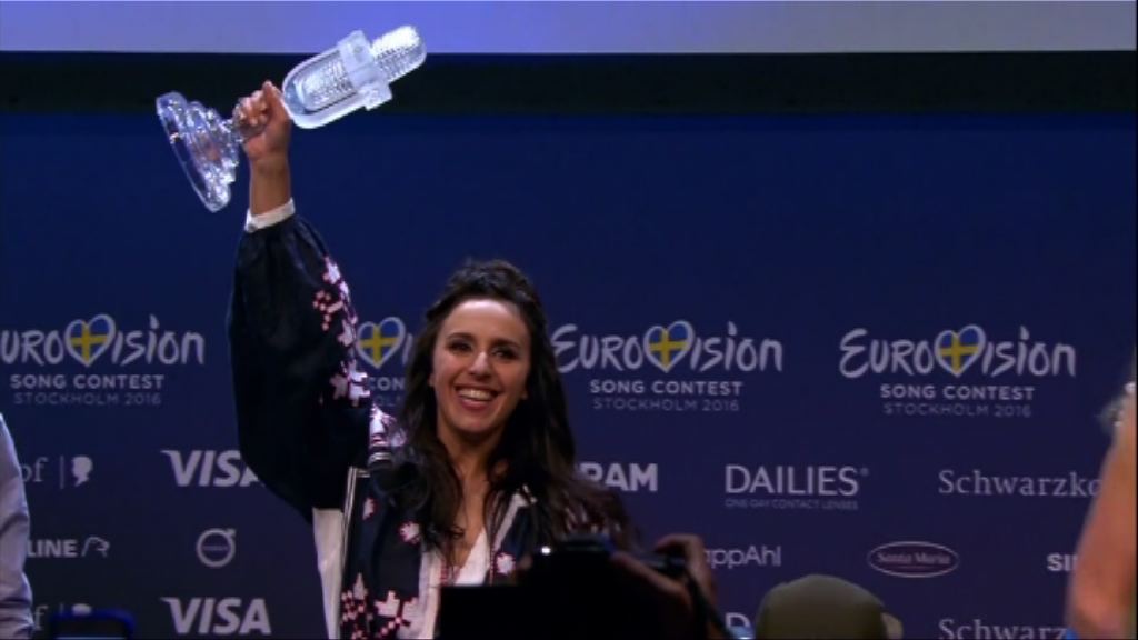 烏女挫俄代表　歐洲歌唱大賽奪冠