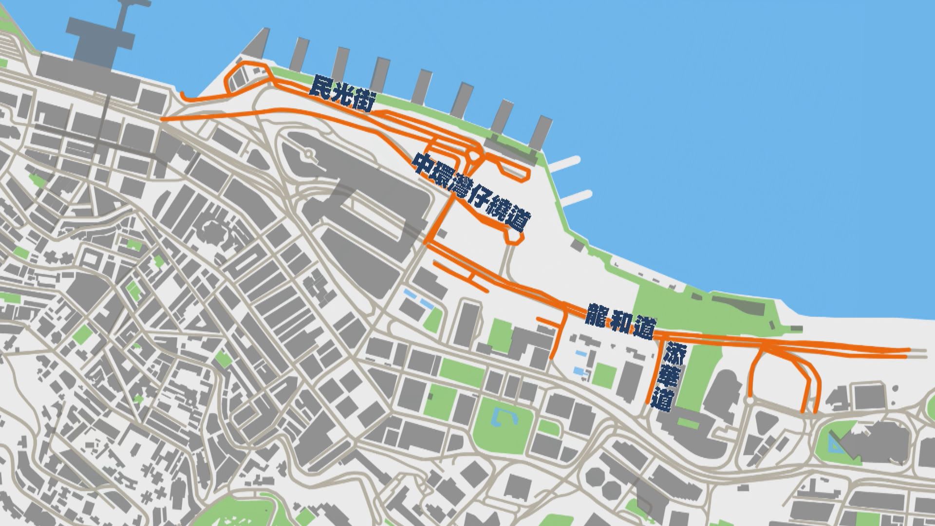 大除夕港島多區封路　港鐵通宵服務