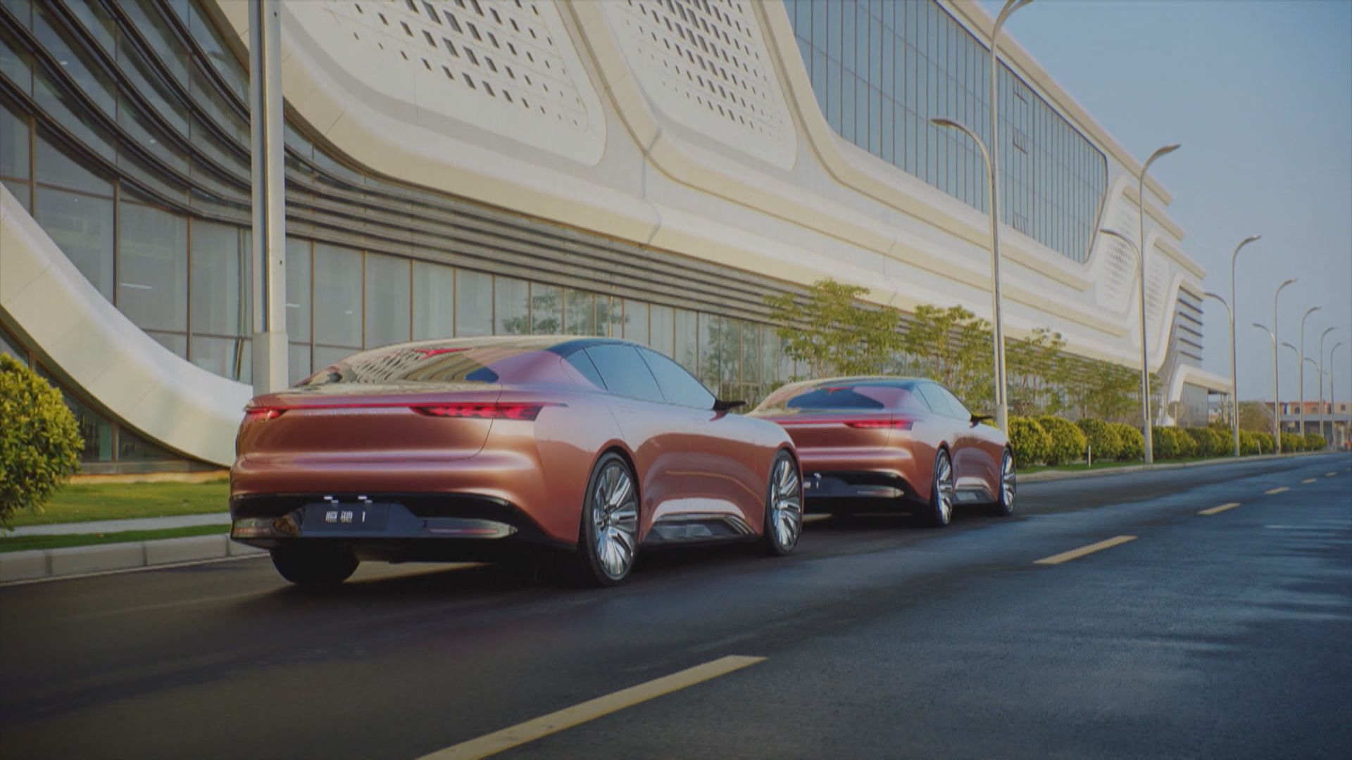 恒大汽車旗下電動車「恒馳5」首批100部開始交車