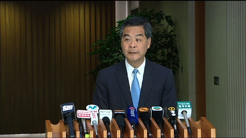 梁振英：檢控佔領人士無考慮政治因素