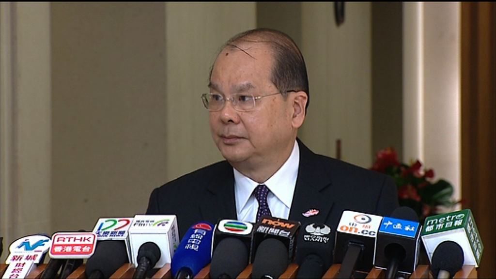 張建宗：盼社會能予鄭若驊時間空間處理僭建