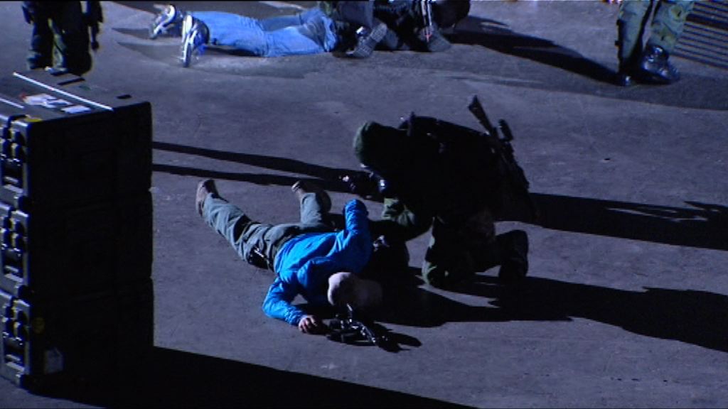 警方紅館進行大型反恐演習