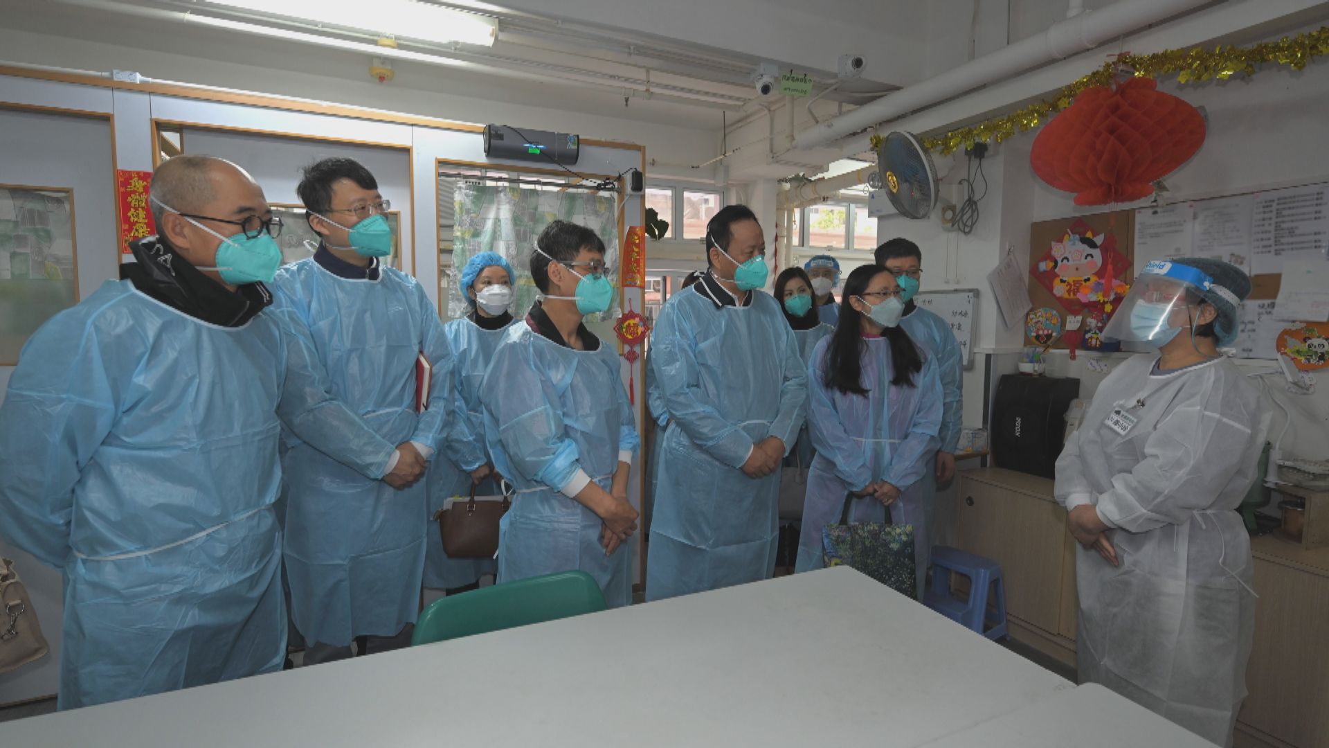 內地中醫專家組到安老院視察