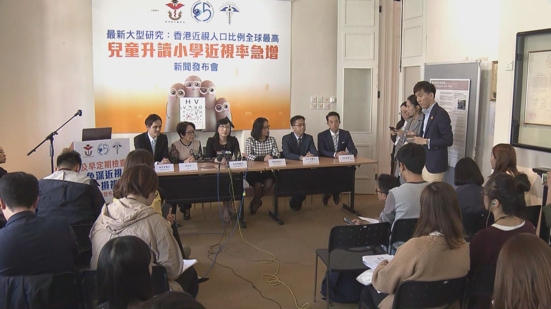 中大調查指兒童升小學屬患近視高峰