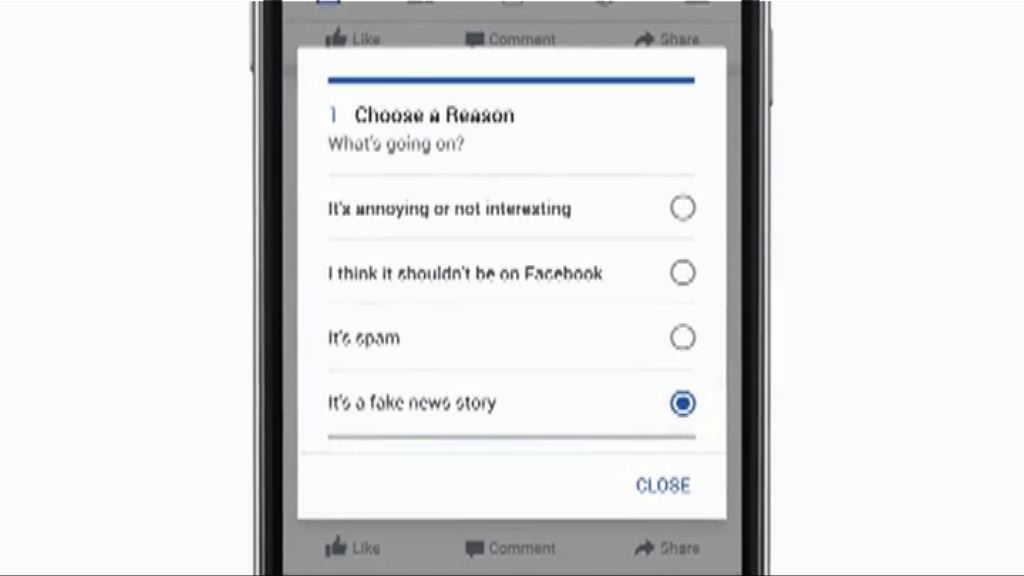 facebook增虛假新聞標示查證可信性