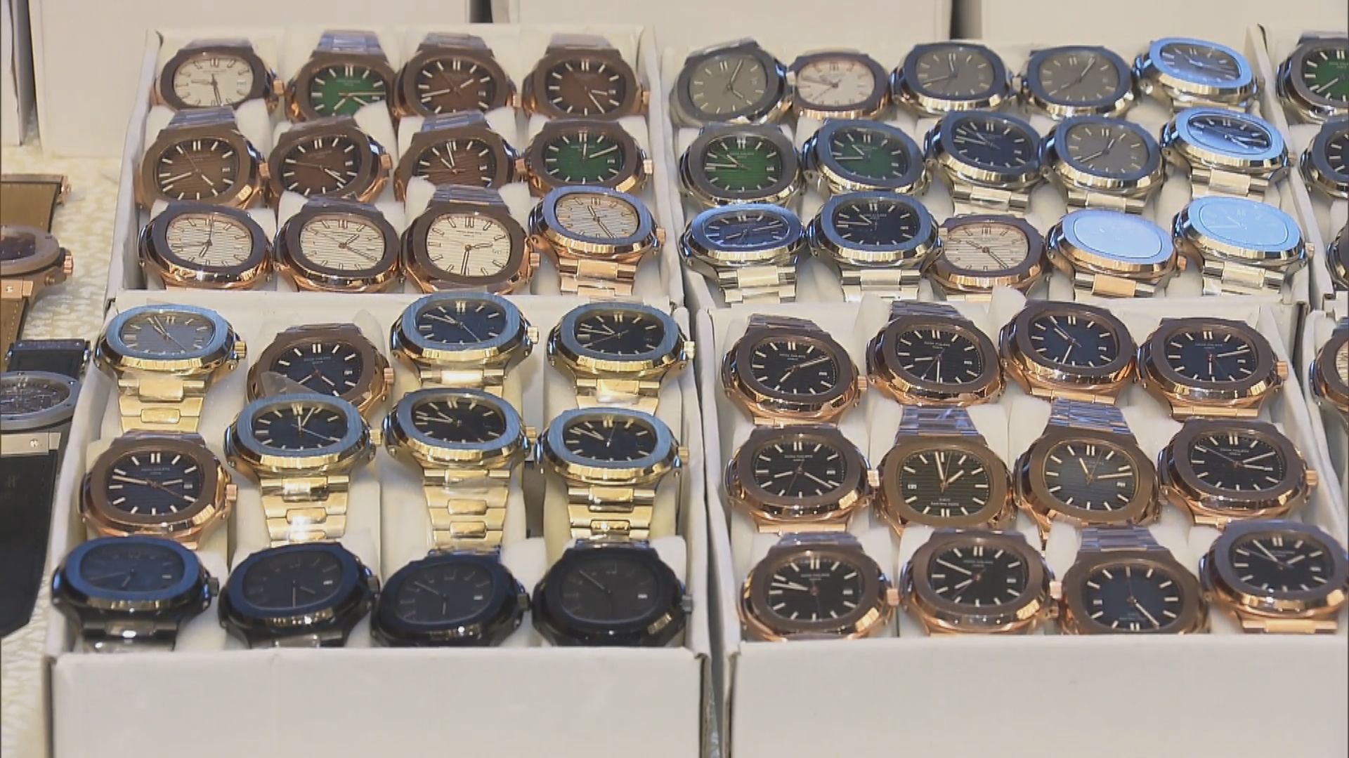 海關檢獲市值逾2200萬元冒牌貨物