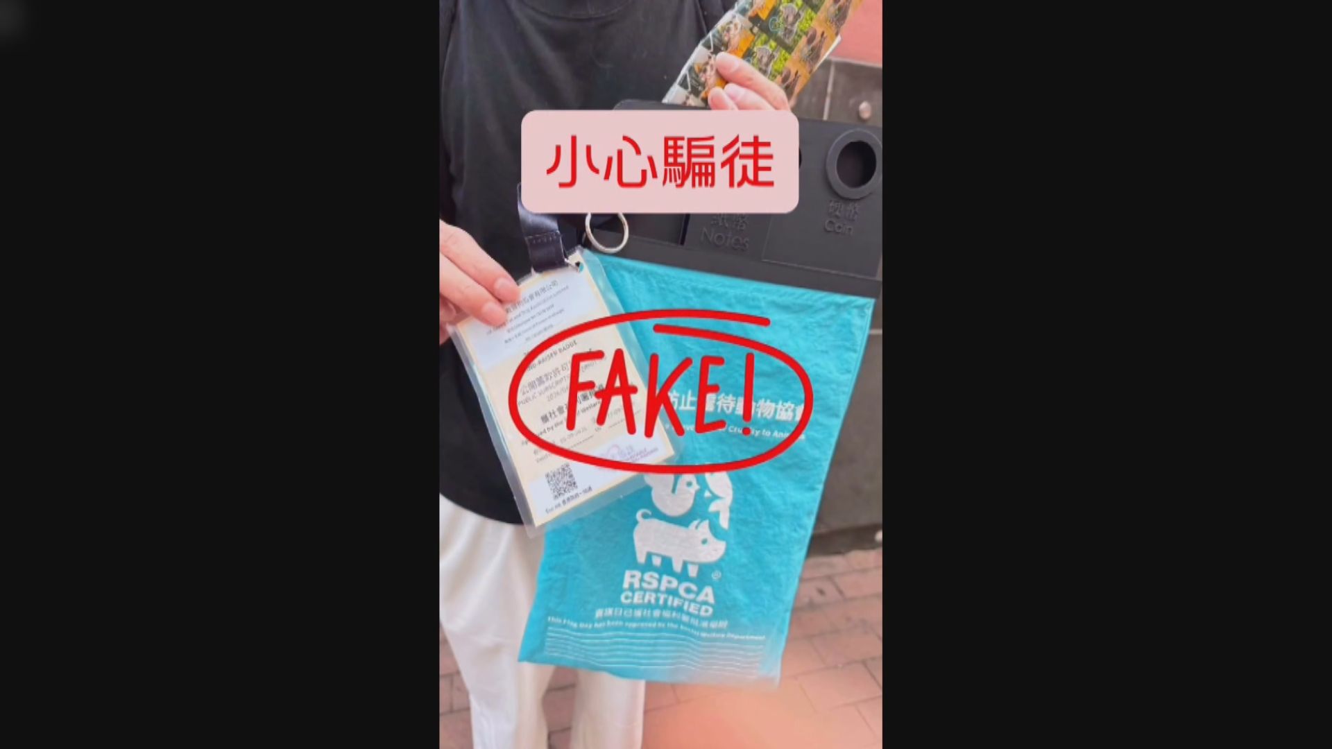 有人在旺角冒充拯救貓狗協會賣旗　警拘一男子涉詐騙
