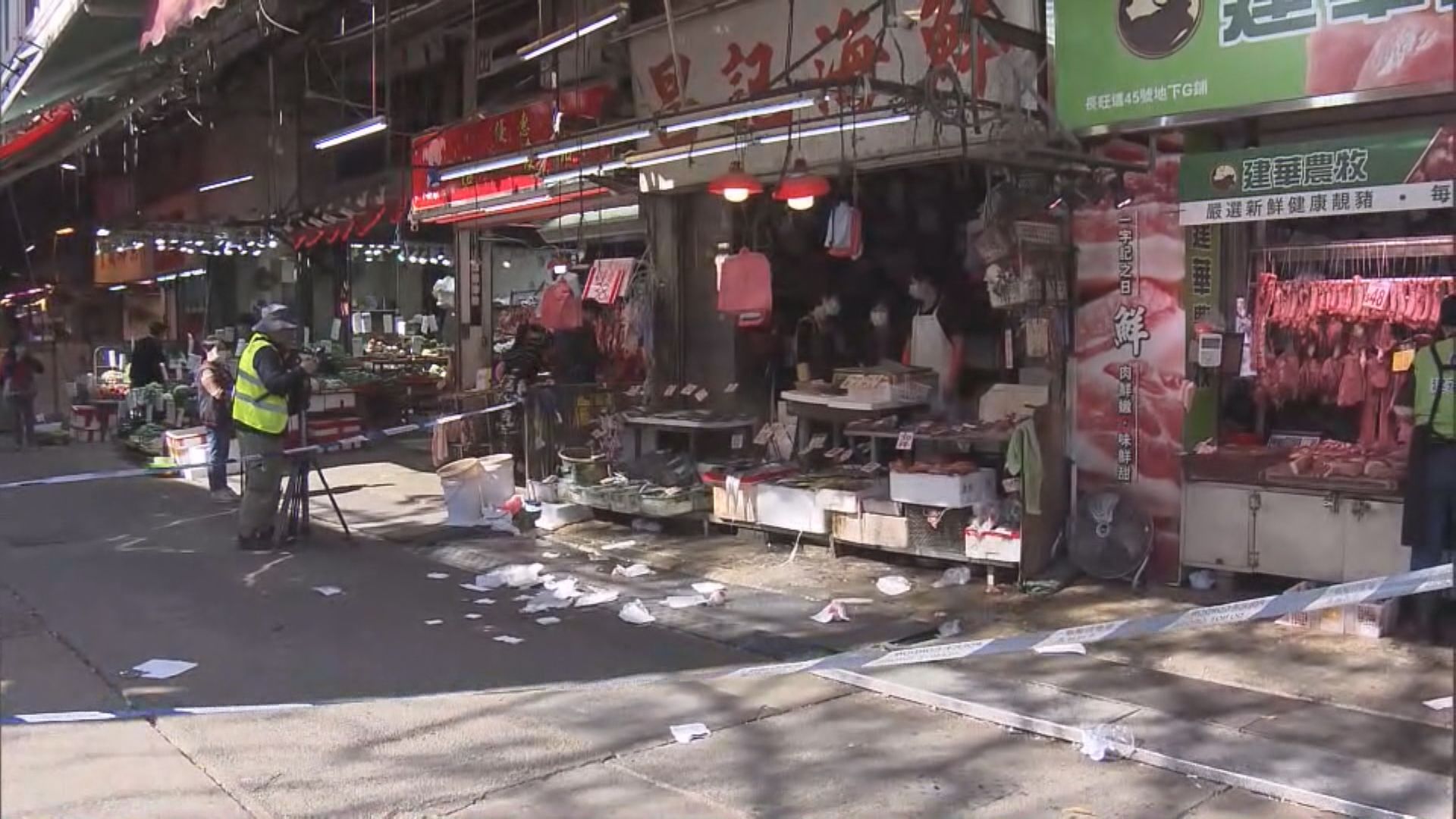 旺角飛墮鐵枝擊斃女途人　警拘一裝修工