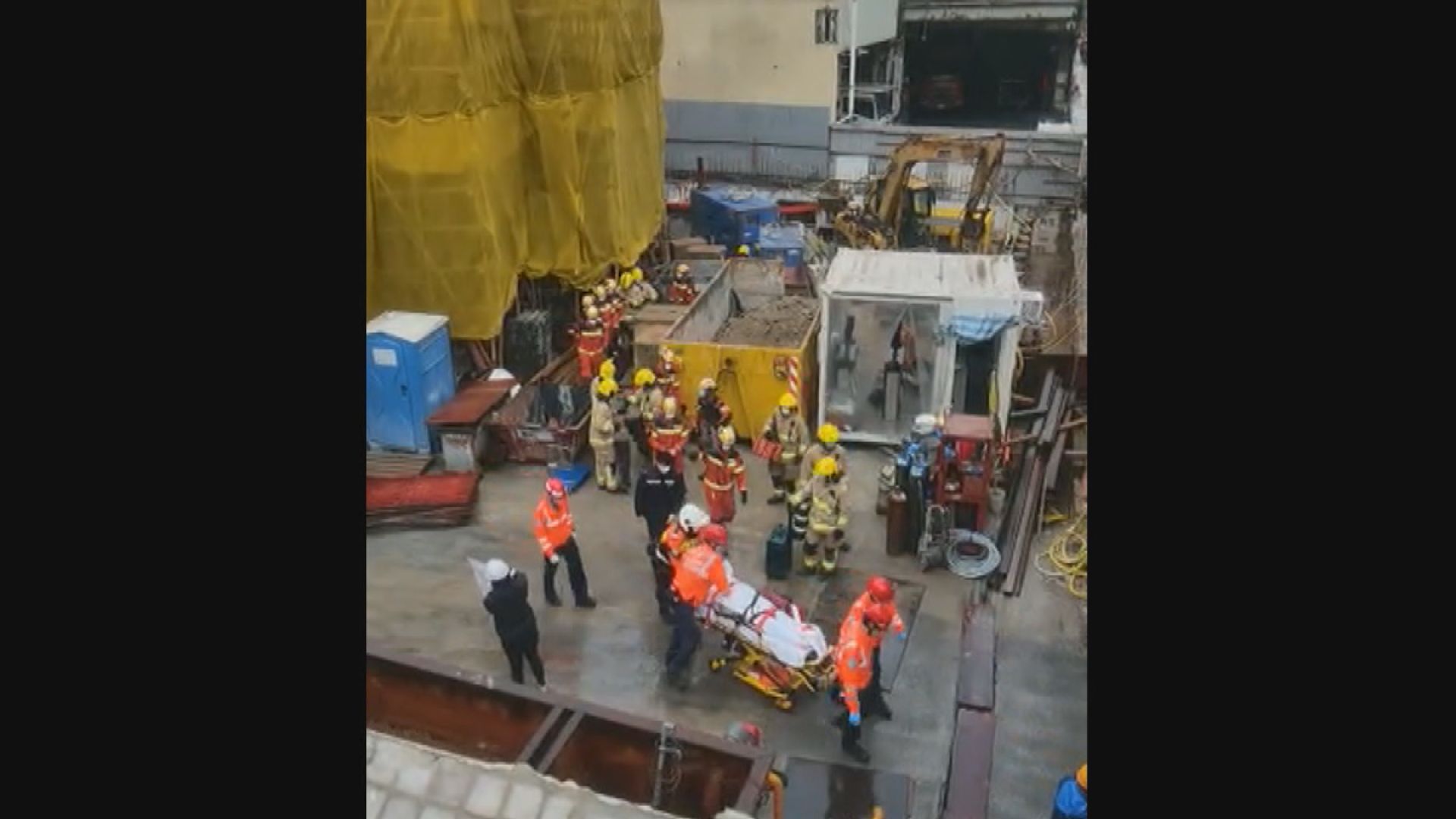 油塘地盤男工人遭鐵板擊中身亡