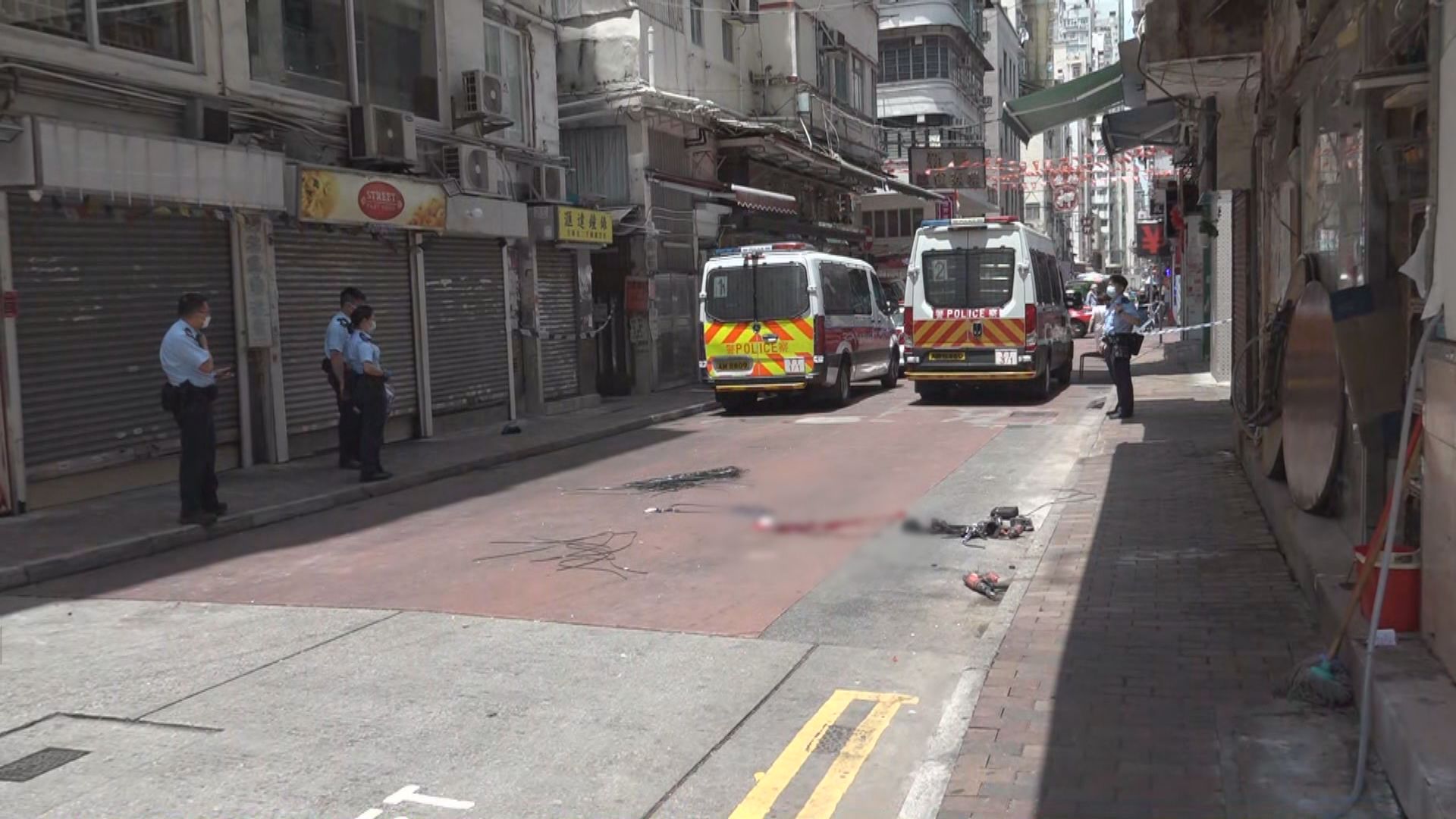 油麻地搭棚工人疑失足墮下送院亡