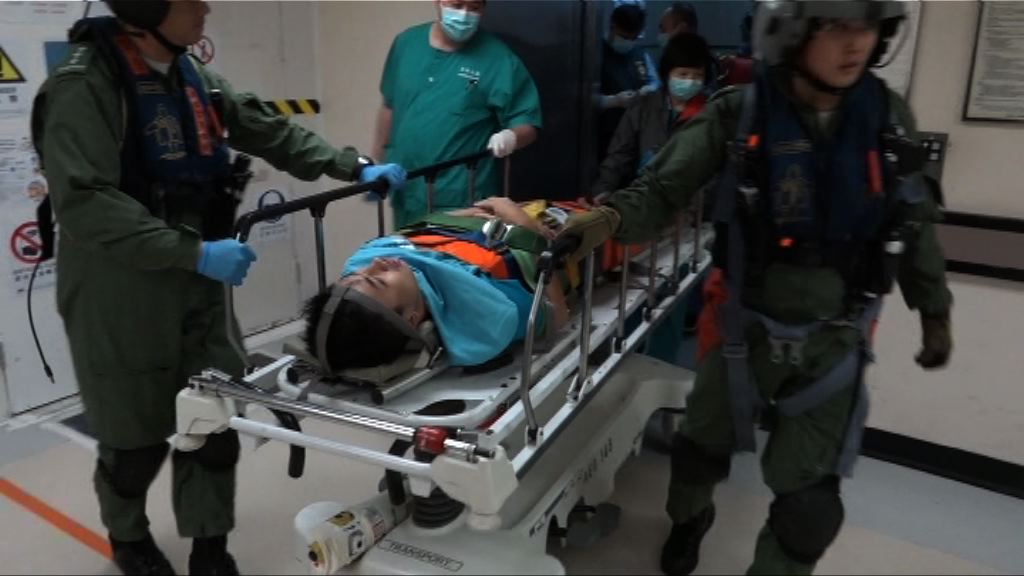 南丫島男子墮山受傷送院