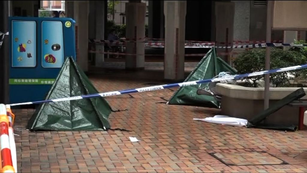 油塘邨有女子及男童墮樓送院搶救