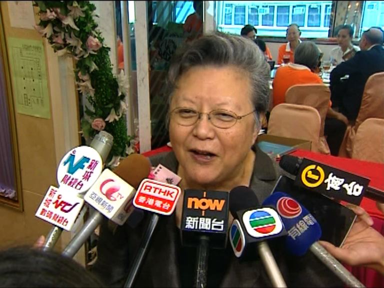 范徐麗泰：泛民成員與中央溝通是好事