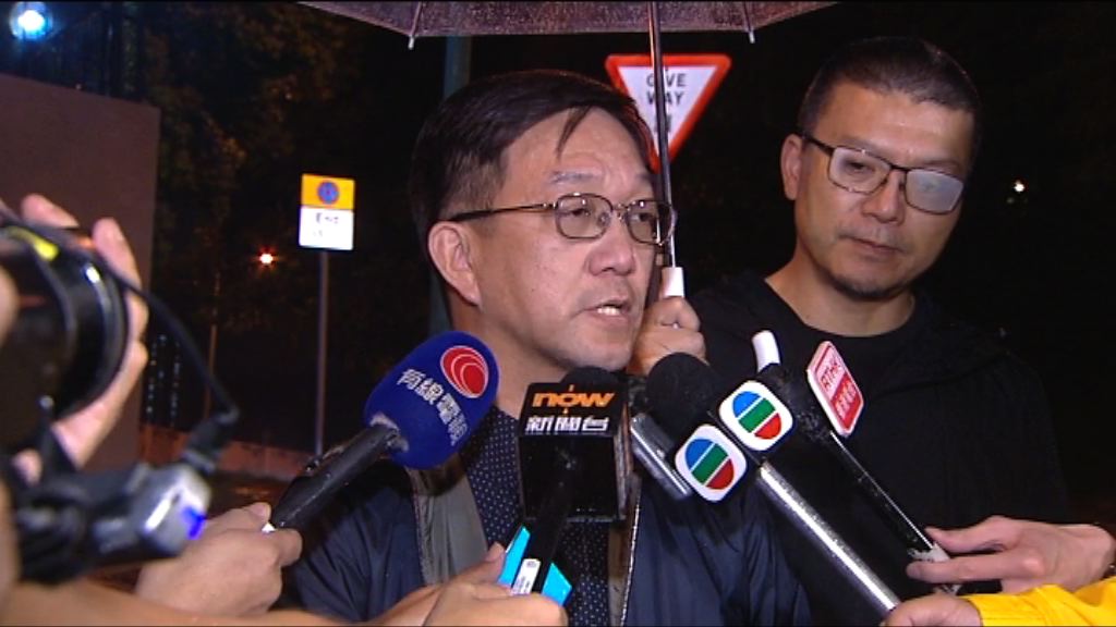 劉業強稱劉皇發臨終時安詳　家人陪伴在側