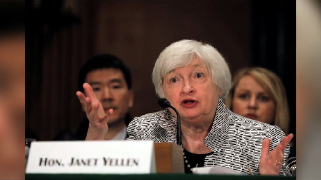 耶倫：美國經濟增長要達3%相當有挑戰性