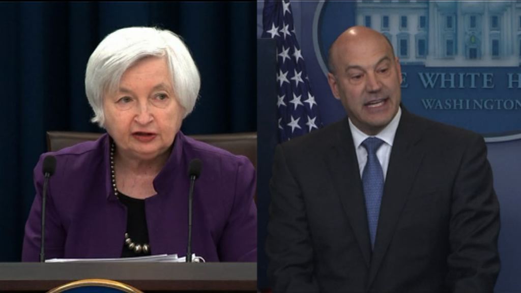 特朗普：耶倫和科恩均是下任聯儲局主席人選