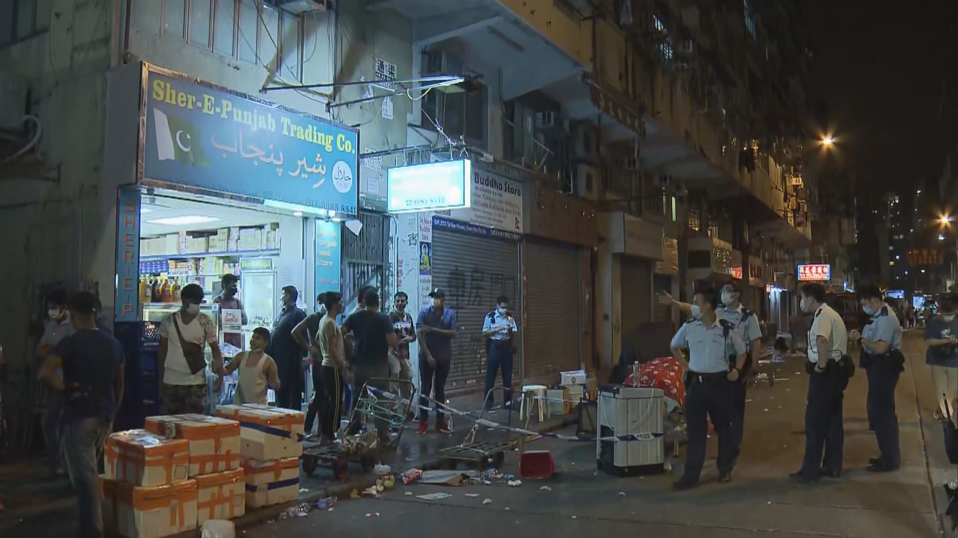 深水埗十多人互毆　兩南亞漢受傷被捕