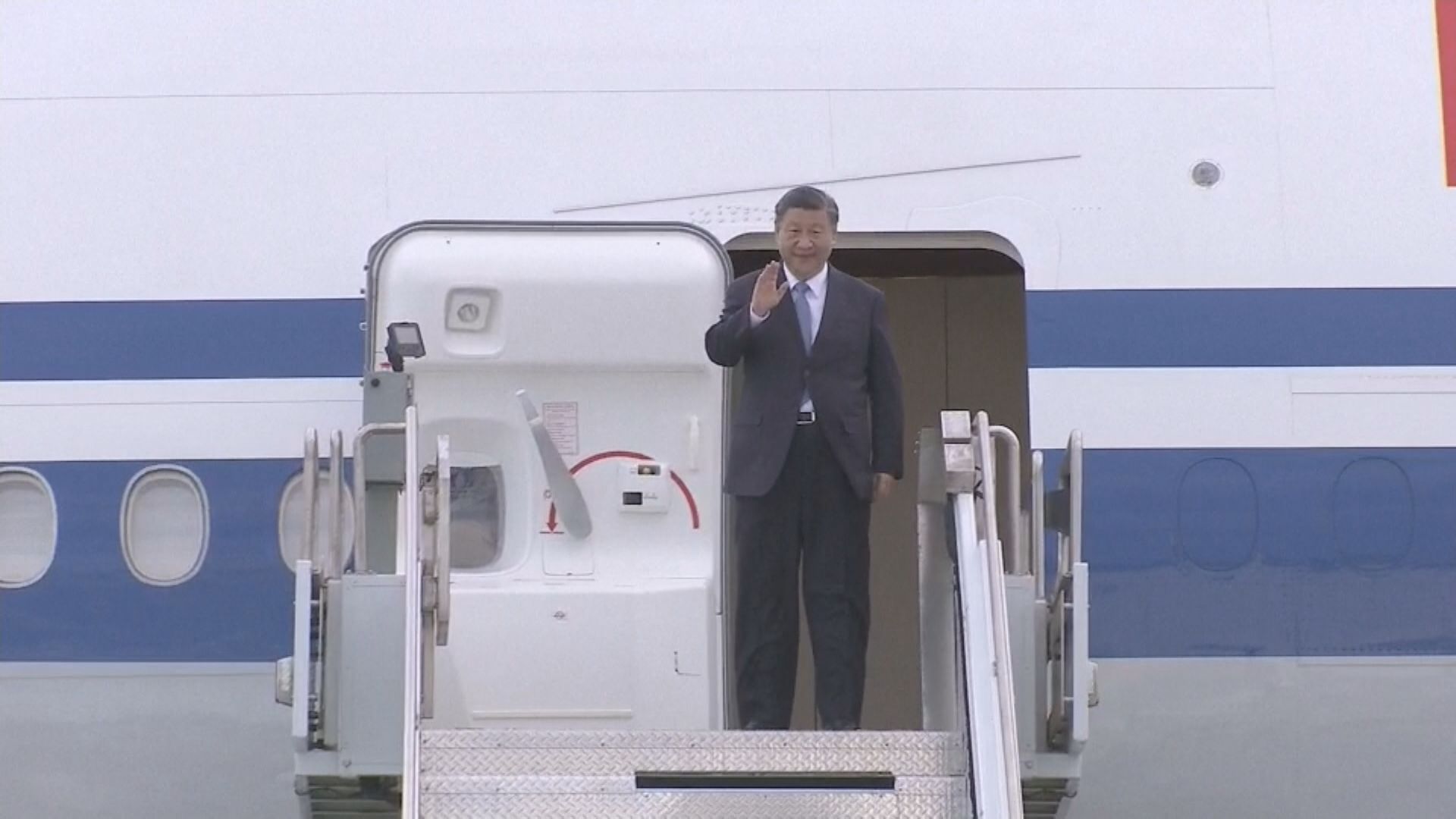 【APEC峰會】習近平抵美將晤拜登 陳茂波及耶倫等接機