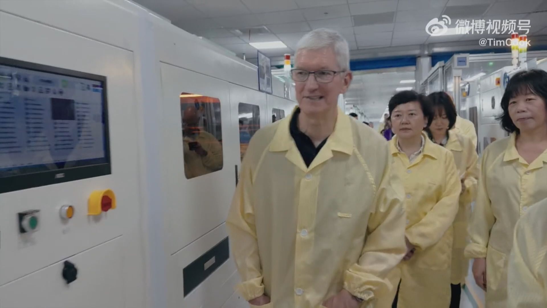【訪華行程】庫克參觀立訊精密浙江Apple Watch生產線