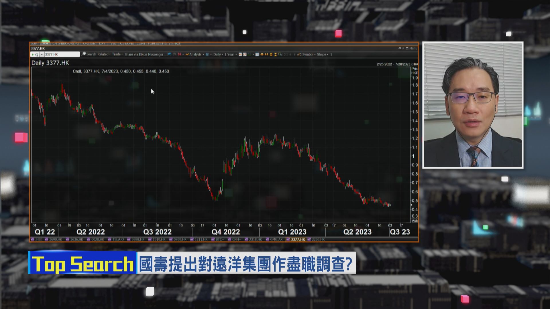 【財經TOP SEARCH】點解國有股東插手管理推唔冧遠洋股價？